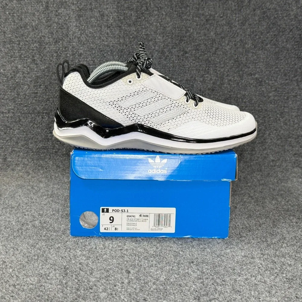 Adidas Speed Trainer 3 Cross Training Shoes Men's 9 Cloud White Black Athletic